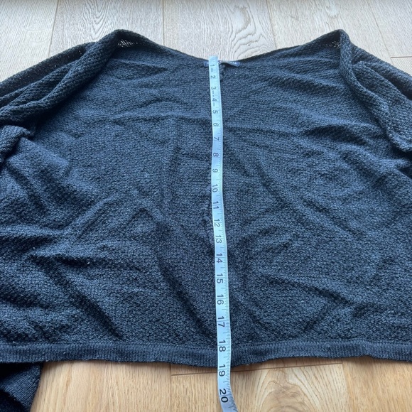 SALE ⬇️ BRANDY MELVILLE DARK GREY OPEN FRONT CARDIGAN - Picture 6 of 7